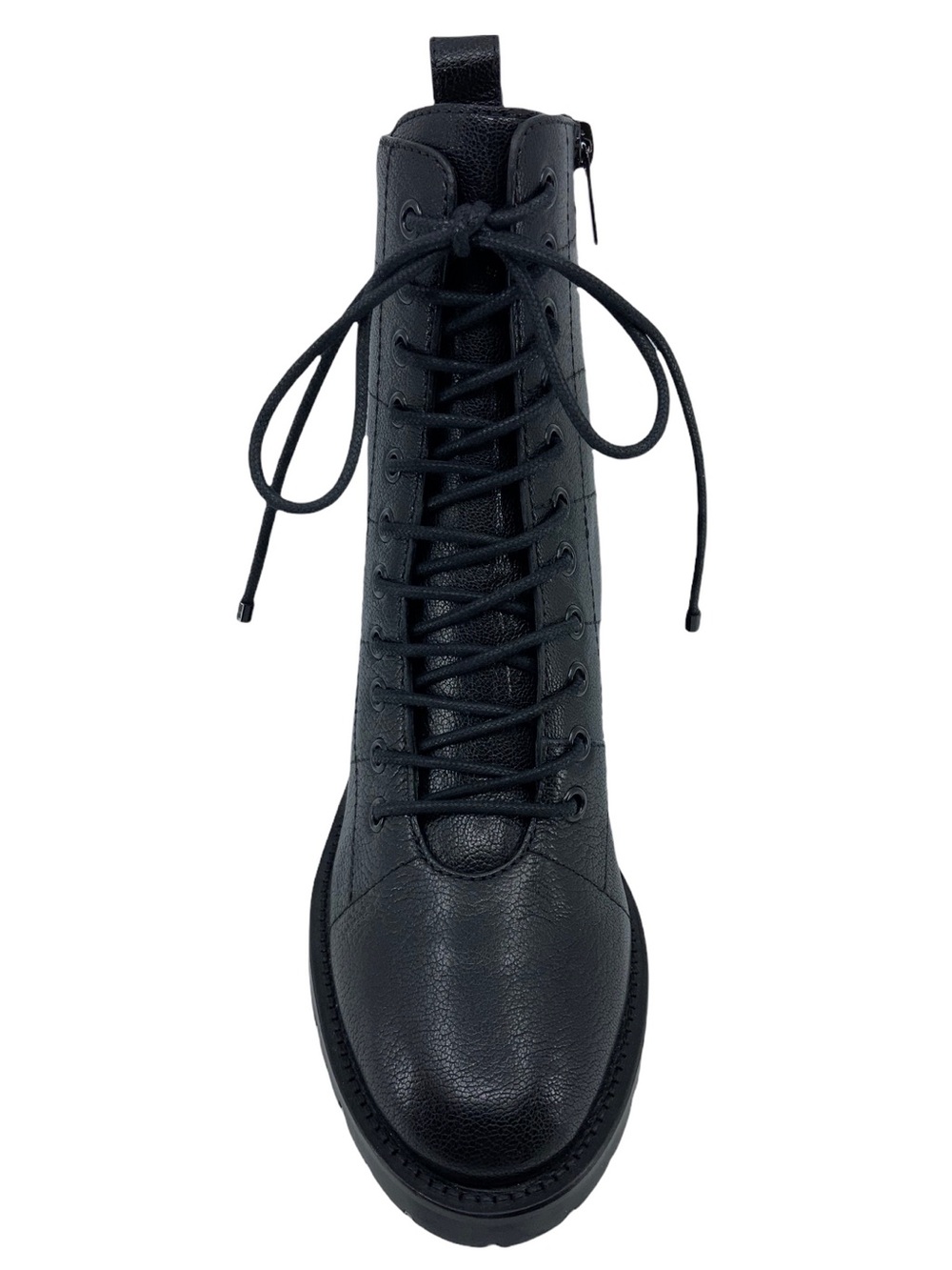 Jimmy Choo Black Leather Lace-Up Block Heel Boots - size 39.5 - Picture 5 of 12